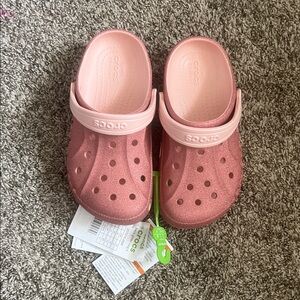 CROCS Kids' Sparkling Pink Water Shoes